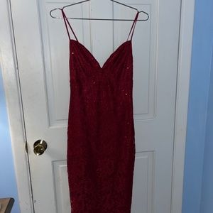 Red Sparkly Dress
